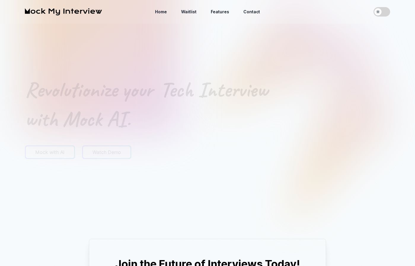 MockMyInterview project cover